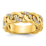 14k-ibgoodman-mens-link-design-diamond-ring-mounting-SolomonJeweler-Wichita-KS-CustomJewelry