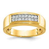 14k-ibgoodman-mens-polished-2-row-1-3-carat-aa-quality-diamond-ring-SolomonJeweler-Wichita-KS-CustomJewelry