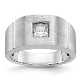 14k-white-gold-ibgoodman-mens-polished-satin-solitaire-ring-mounting-SolomonJeweler-Wichita-KS-CustomJewelry