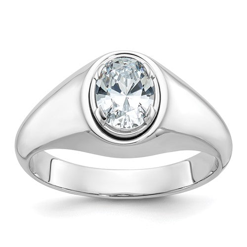 14k-white-gold-ibgoodman-mens-oval-diamond-ring-mounting-SolomonJeweler-Wichita-KS-CustomJewelry