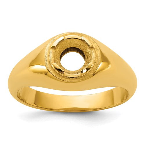 14k-ibgoodman-mens-oval-diamond-ring-mounting-SolomonJeweler-Wichita-KS-CustomJewelry