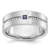 14k-white-gold-ibgoodman-mens-satin-cr-sapphire-diamond-ring-mounting-SolomonJeweler-Wichita-KS-CustomJewelry