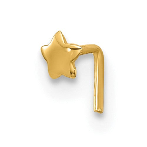 14k-22-gauge-polished-star-nose-stud-SolomonJeweler-Wichita-KS-CustomJewelry