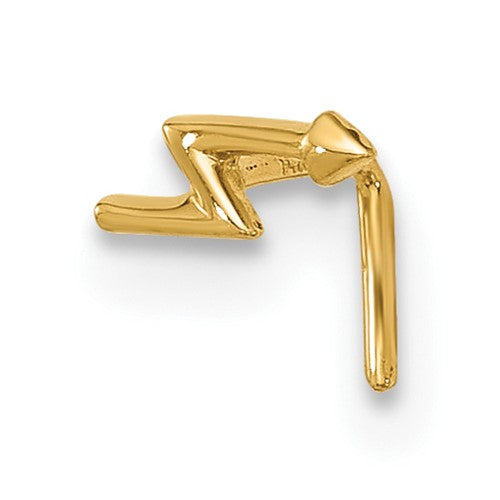 14k-22-gauge-lightning-bolt-nose-stud-SolomonJeweler-Wichita-KS-CustomJewelry