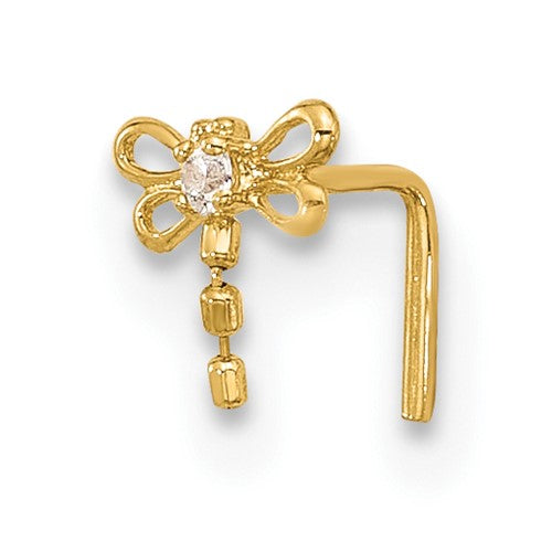 14k-22-gauge-cz-butterfly-nose-stud-SolomonJeweler-Wichita-KS-CustomJewelry