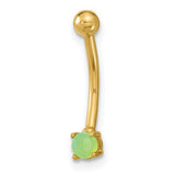 14k-16-gauge-with-green-cz-eyebrow-ring-body-jewelry-SolomonJeweler-Wichita-KS-CustomJewelry