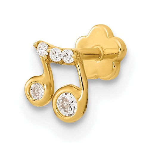 14k-18-gauge-music-note-and-cz-cartilage-body-jewelry-SolomonJeweler-Wichita-KS-CustomJewelry