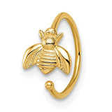 14k-18-gauge-bumble-bee-nose-ring-ear-cuff-SolomonJeweler-Wichita-KS-CustomJewelry