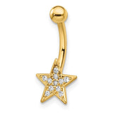14k-14-gauge-polished-cz-star-belly-ring-SolomonJeweler-Wichita-KS-CustomJewelry