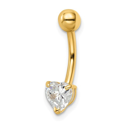 14k-14-gauge-heart-shaped-cz-belly-ring-SolomonJeweler-Wichita-KS-CustomJewelry