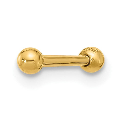 14k-16-gauge-polished-2-5mm-ball-bar-labret-stud-SolomonJeweler-Wichita-KS-CustomJewelry