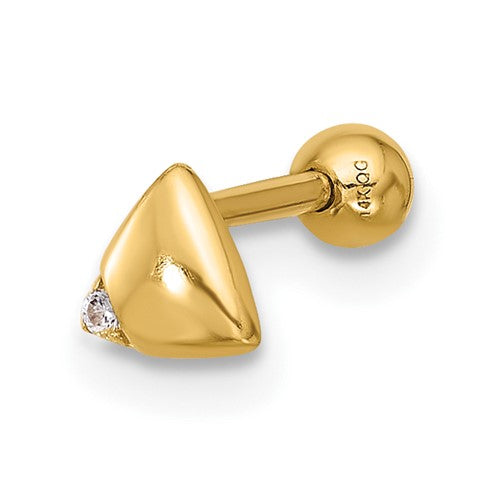 14k-18-gauge-polished-cz-triangle-cartilage-stud-SolomonJeweler-Wichita-KS-CustomJewelry
