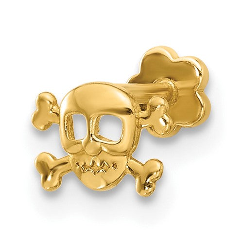 14k-18-gauge-skull-and-crossbones-screwback-cartilage-body-jewelry-SolomonJeweler-Wichita-KS-CustomJewelry