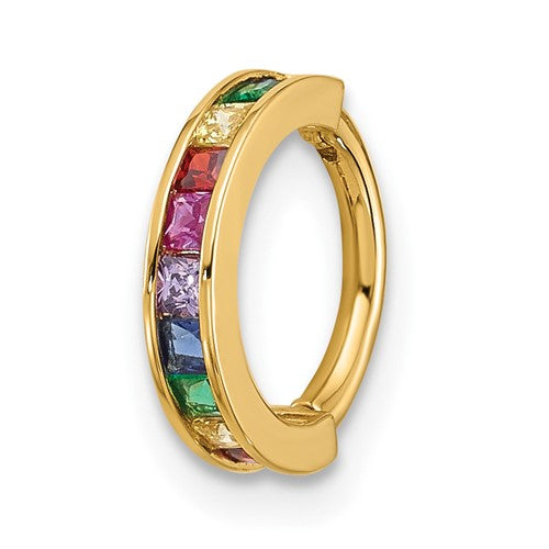 14k-16-gauge-polished-rainbow-cz-hinged-cartilage-ring-SolomonJeweler-Wichita-KS-CustomJewelry