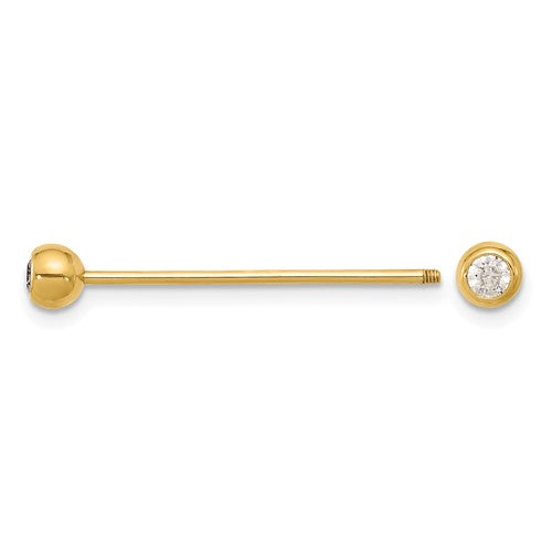 14k-18-gauge-polished-cz-industrial-body-jewelry-SolomonJeweler-Wichita-KS-CustomJewelry