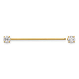 14k-16-gauge-polished-3mm-cz-industrial-body-jewelry-SolomonJeweler-Wichita-KS-CustomJewelry