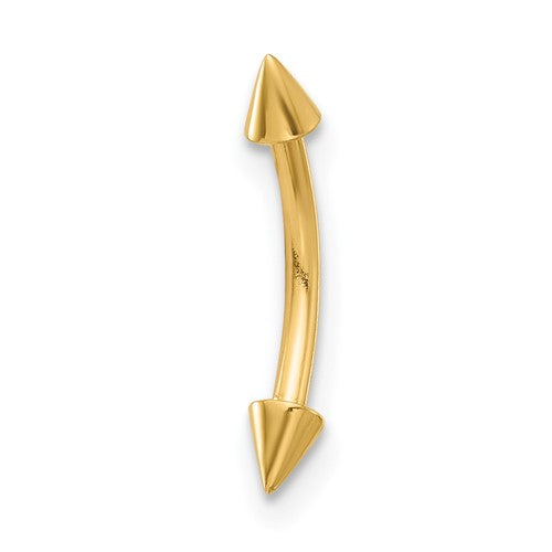14k-16-gauge-polished-spiked-eyebrow-ring-SolomonJeweler-Wichita-KS-CustomJewelry