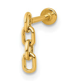 14k-18-gauge-polished-dangling-cable-link-labret-stud-SolomonJeweler-Wichita-KS-CustomJewelry