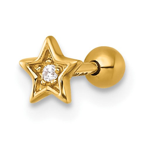 14k-18-gauge-polished-cz-star-labret-stud-SolomonJeweler-Wichita-KS-CustomJewelry