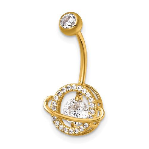 14k-16-gauge-polished-vibrant-cz-saturn-planet-navel-ring-SolomonJeweler-Wichita-KS-CustomJewelry