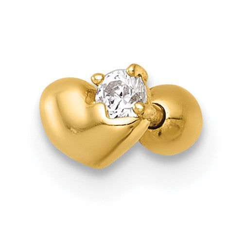 14k-18-gauge-polished-cz-heart-labret-stud-SolomonJeweler-Wichita-KS-CustomJewelry
