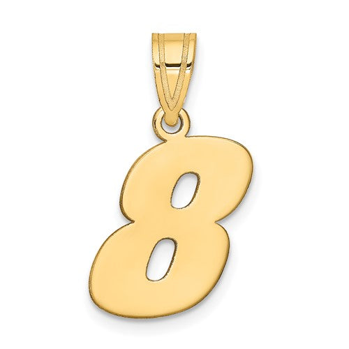 14k-polished-block-number-8-pendant-SolomonJeweler-Wichita-KS-CustomJewelry