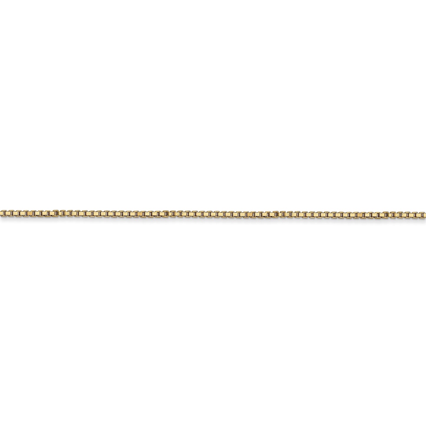 14k 1mm Box Chain - Solomon Jewelers