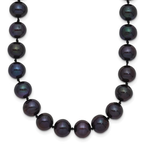 14k-7-8mm-black-near-round-freshwater-cultured-pearl-necklace-SolomonJeweler-Wichita-KS-CustomJewelry
