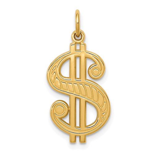 14k-dollar-sign-charm-SolomonJeweler-Wichita-KS-CustomJewelry