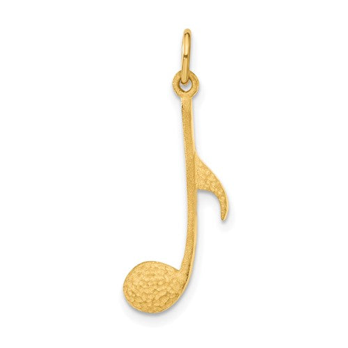 14k-satin-musical-note-charm-SolomonJeweler-Wichita-KS-CustomJewelry