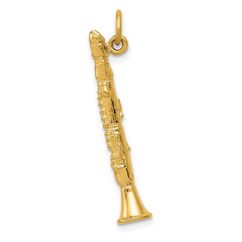 14k-3-d-clarinet-charm-SolomonJeweler-Wichita-KS-CustomJewelry