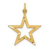 14k-diamond-cut-star-charm-SolomonJeweler-Wichita-KS-CustomJewelry