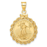 14k-polished-rope-mntd-1-10oz-am-eagle-screw-top-coin-bezel-pendant-SolomonJeweler-Wichita-KS-CustomJewelry
