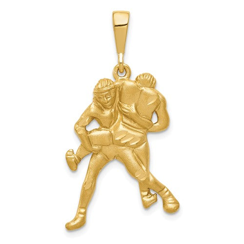 14k-satin-and-diamond-cut-wrestlers-charm-SolomonJeweler-Wichita-KS-CustomJewelry