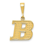 14k-textured-initial-b-charm-SolomonJeweler-Wichita-KS-CustomJewelry