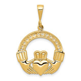 14k-claddagh-pendant-SolomonJeweler-Wichita-KS-CustomJewelry