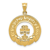 14k-claddagh-leaf-charm-SolomonJeweler-Wichita-KS-CustomJewelry