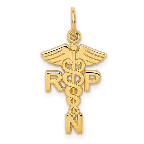 14k-registered-nurse-practitioner-charm-SolomonJeweler-Wichita-KS-CustomJewelry