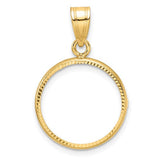 14k-polished-and-diamond-cut-16-5mm-prong-coin-bezel-pendant-SolomonJeweler-Wichita-KS-CustomJewelry