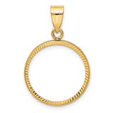 14k-polished-and-diamond-cut-18-0mm-prong-coin-bezel-pendant-SolomonJeweler-Wichita-KS-CustomJewelry