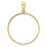 14k-polished-and-diamond-cut-32-7mm-prong-coin-bezel-pendant-SolomonJeweler-Wichita-KS-CustomJewelry