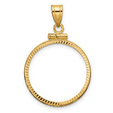 14k-diamond-cut-21-6mm-x-1-7mm-screw-top-coin-bezel-pendant-SolomonJeweler-Wichita-KS-CustomJewelry
