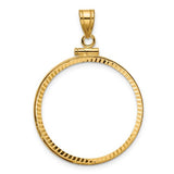 14k-diamond-cut-27-0mm-x-2-35mm-screw-top-coin-bezel-pendant-SolomonJeweler-Wichita-KS-CustomJewelry