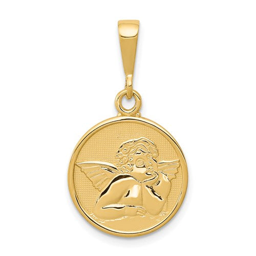 14k-polished-and-satin-raphael-angel-pendant-SolomonJeweler-Wichita-KS-CustomJewelry