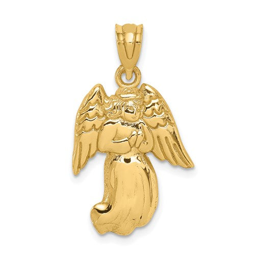 14k-polished-angel-charm-SolomonJeweler-Wichita-KS-CustomJewelry