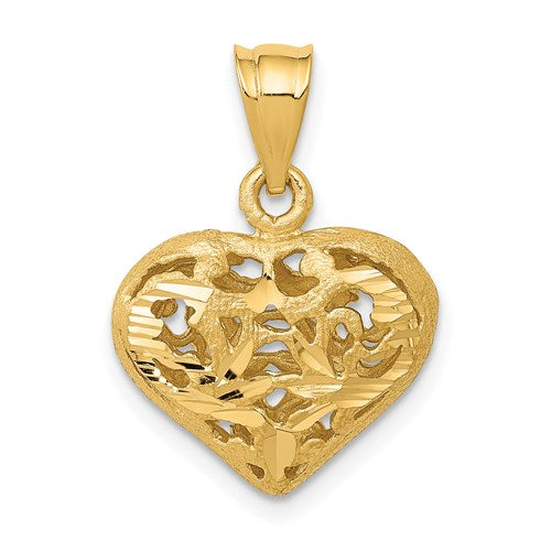 14k-polished-3-d-filigree-puffed-heart-pendant-SolomonJeweler-Wichita-KS-CustomJewelry