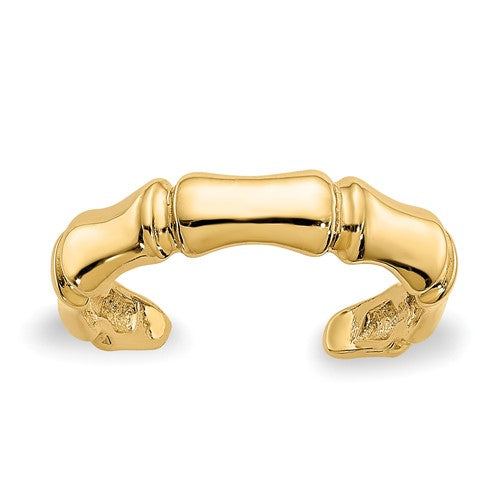 14k-bamboo-toe-ring-SolomonJeweler-Wichita-KS-CustomJewelry