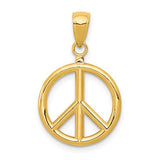 14k-3d-polished-peace-sign-charm-SolomonJeweler-Wichita-KS-CustomJewelry