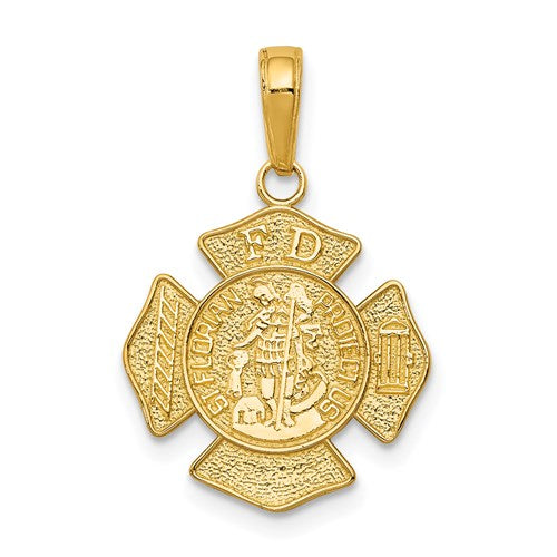 14k-small-st-florian-badge-pendant-SolomonJeweler-Wichita-KS-CustomJewelry