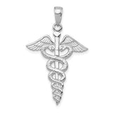 14k-white-gold-caduceus-pendant-SolomonJeweler-Wichita-KS-CustomJewelry